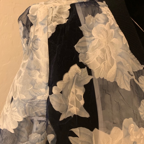 COPY - McGinn Floral Organza Bomber Jacket - Picture 4 of 5